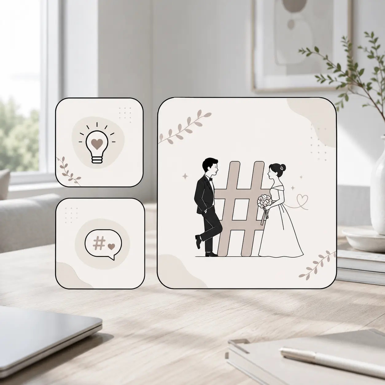 Buat Hashtag Wedding