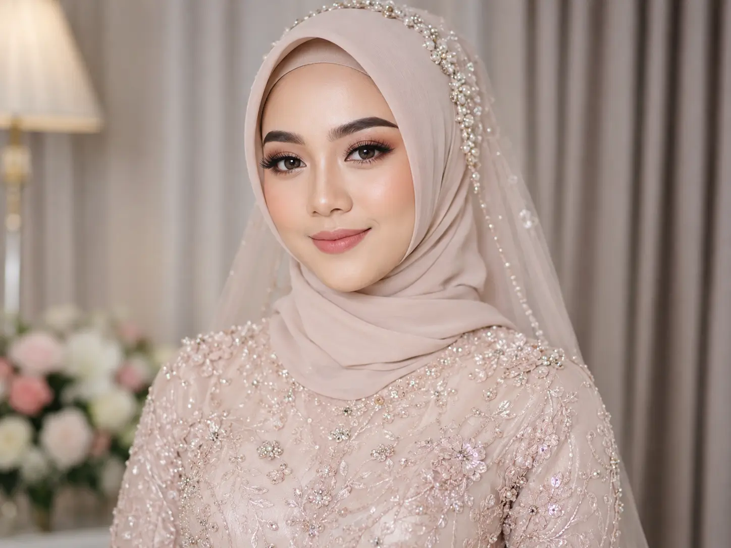 Hijab hairdo