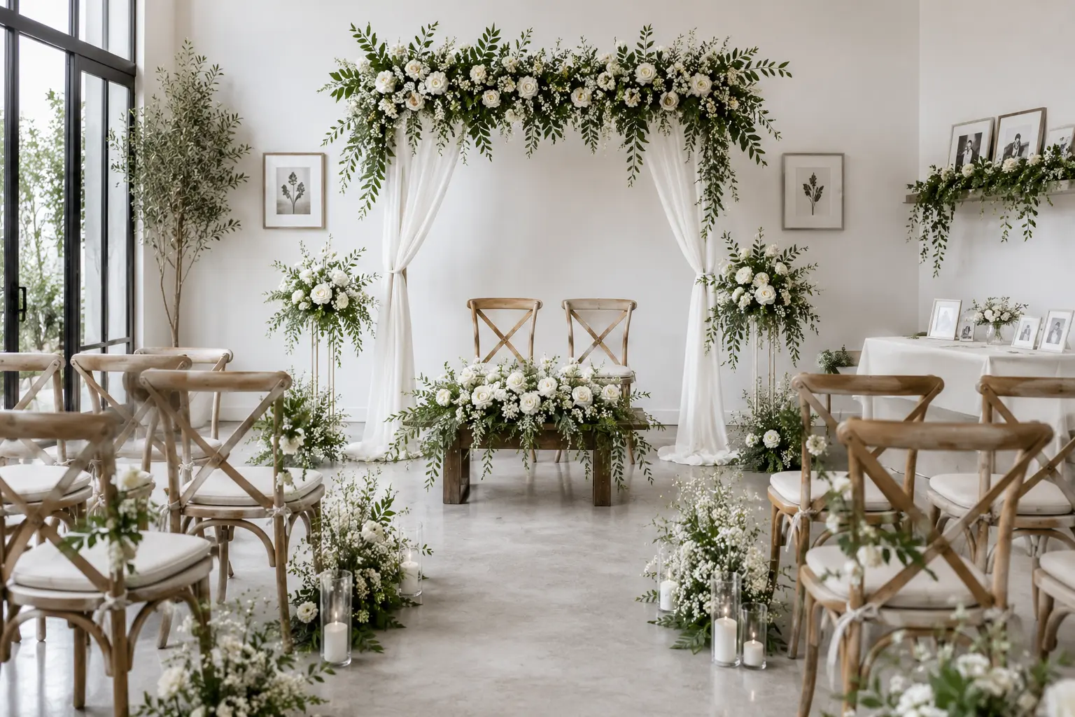 Intimate wedding