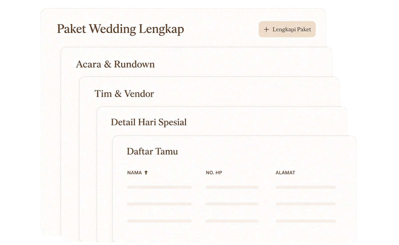 Paket Wedding Lengkap