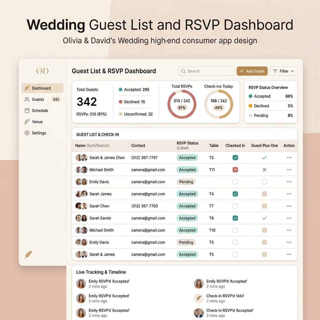 Guest list management