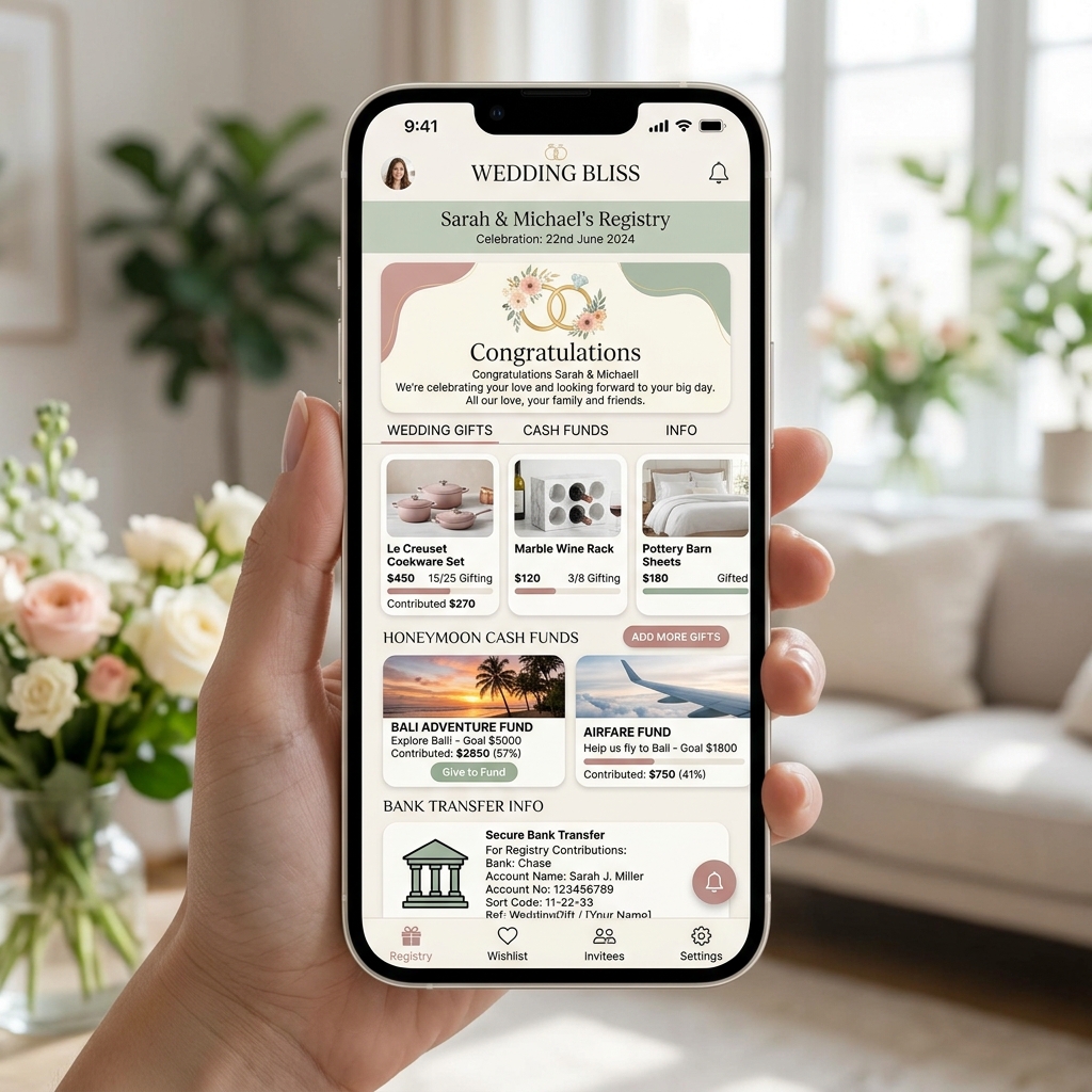 Digital gift registry