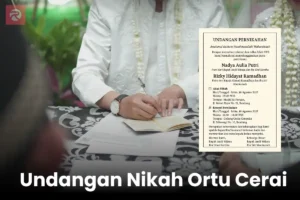Contoh Undangan Pernikahan Untuk Anak Dari Orang Tua Yang Bercerai