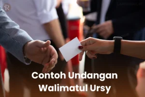 Contoh Undangan Walimatul Ursy
