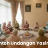 Contoh Undangan Yasinan