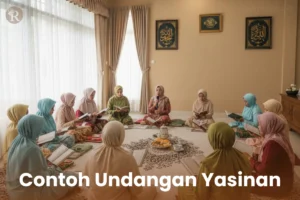 Contoh Undangan Yasinan