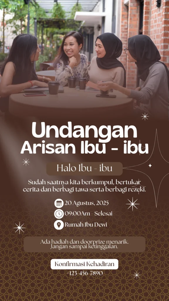 12 Contoh Undangan Arisan (Komplek, Kampung, Kantor) 1 Download Undangan Arisan Keluarga