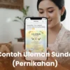 Contoh Uleman Pernikahan Bahasa Sunda