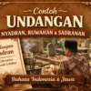 Contoh Undangan Nyadran Ruwahan Sadranan