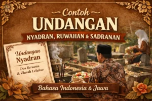 Contoh Undangan Nyadran Ruwahan Sadranan