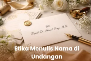 Etika Menulis Nama Di Undangan