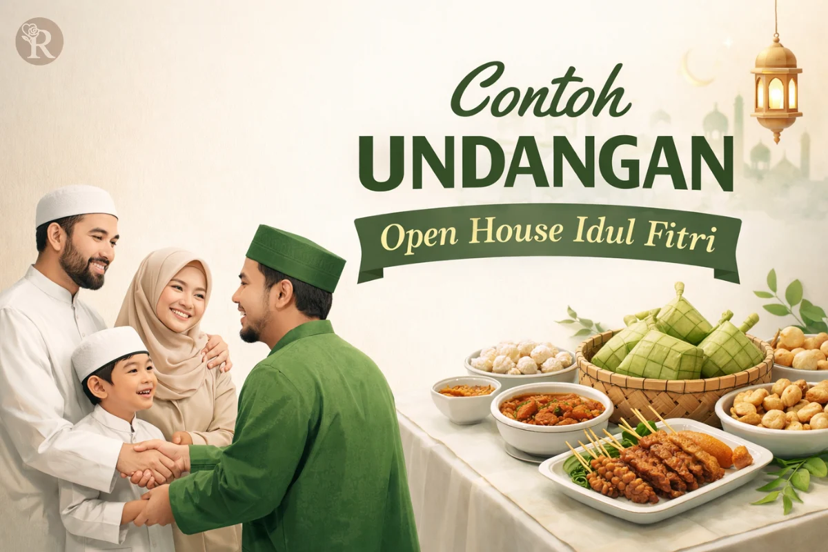 Contoh Undangan Open House Idul Fitri Lebaran